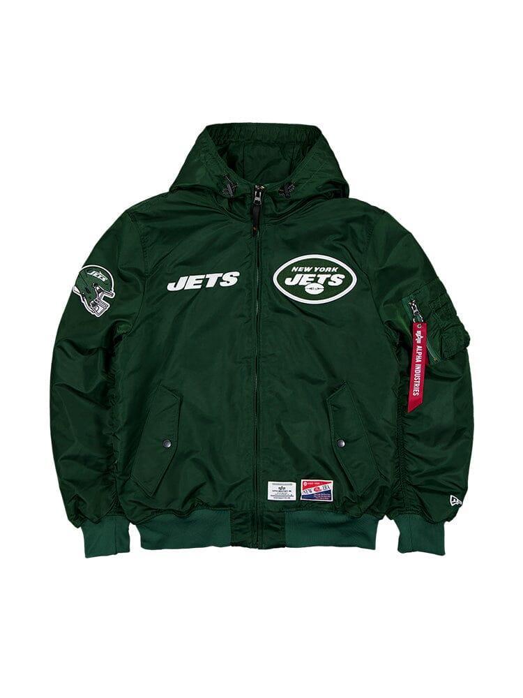 NEW YORK JETS X ALPHA X NEW ERA L-2B BOMBER JACKET Product Image