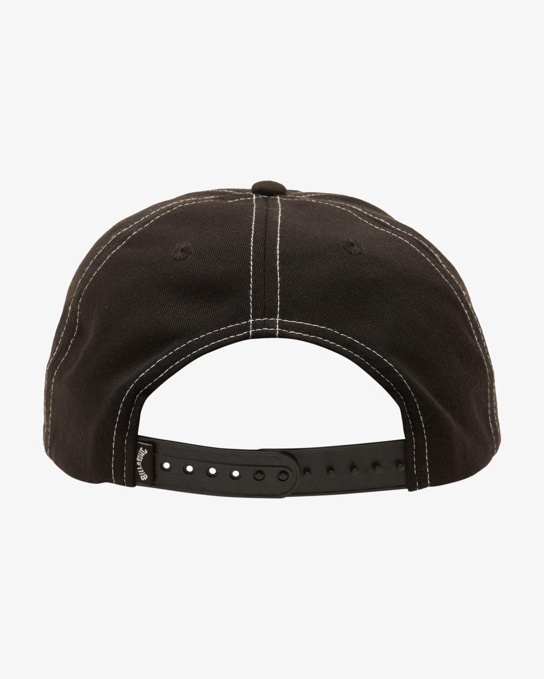 Bracket Wave Snapback Hat - Black Male Product Image