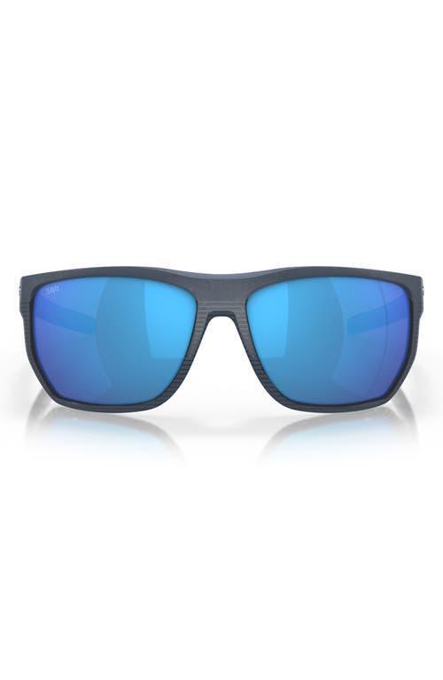 Costa Del Mar Santiago 63mm Oversize Polarized Rectangular Sunglasses Product Image