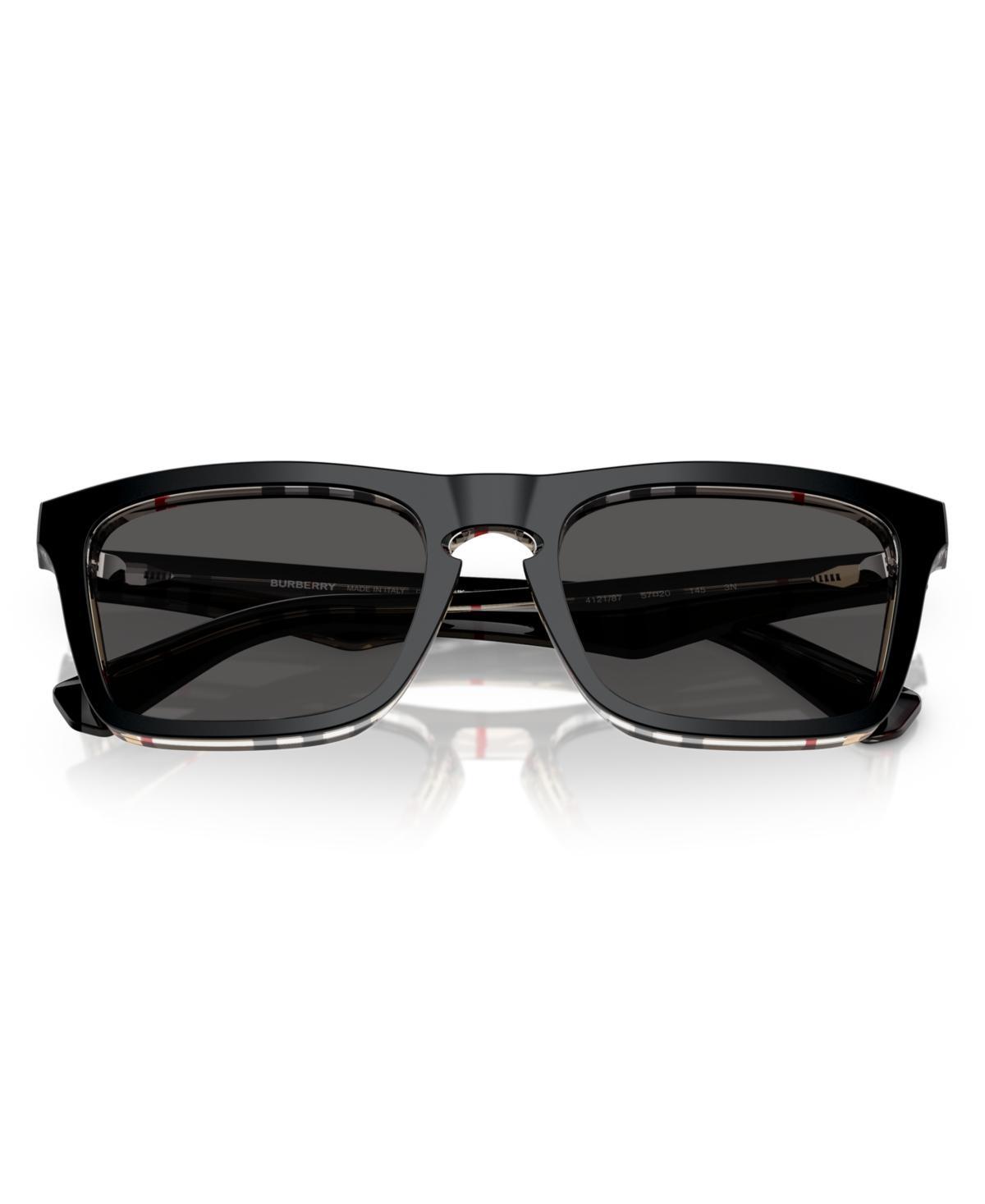 BURBERRY Men's Sunglasses Be4434 In Dark Grey Product Image