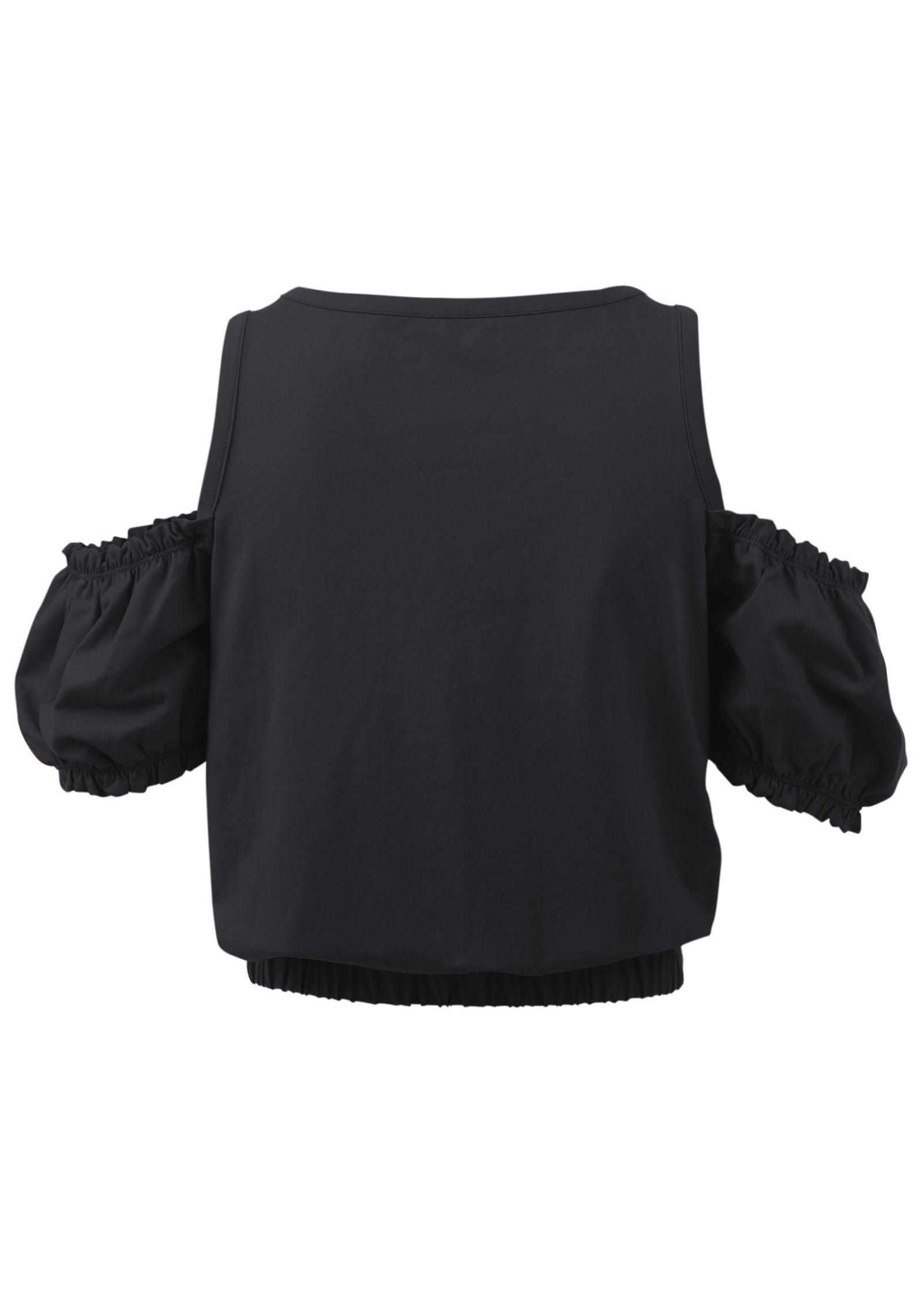 Cold Shoulder Top - Black Product Image