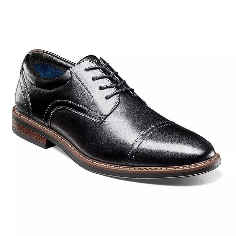 Nunn Bush Shoes Centro Flex Cap Toe Oxford Black Product Image