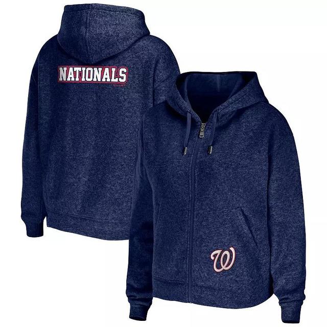 Womens WEAR by Erin Andrews Washington Nationals Full-Zip Hoodie Blue Product Image