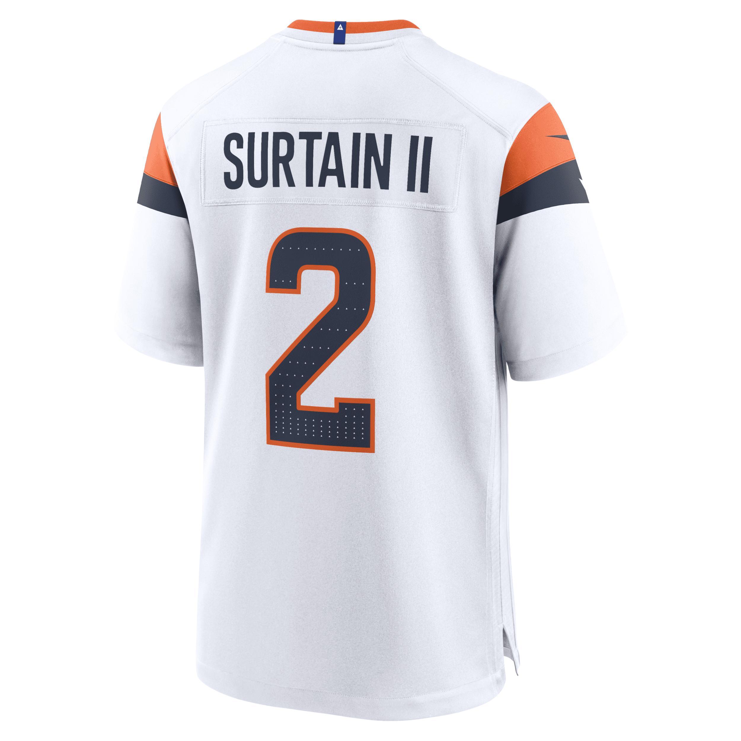 Mens Nike Patrick Surtain II Denver Broncos Game Jersey Product Image