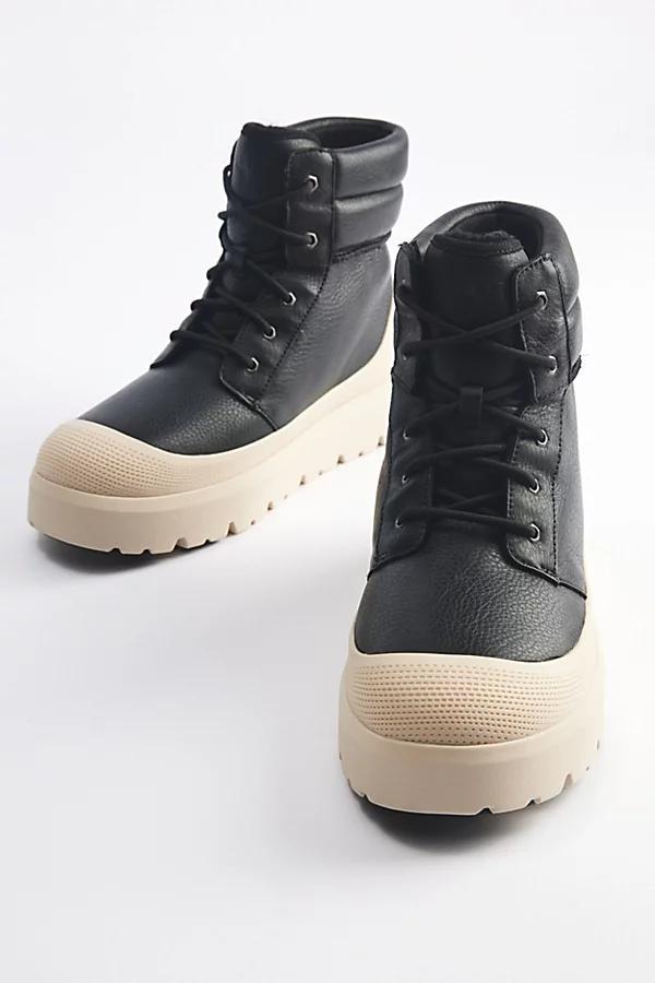 UGG Neumel Neumel High Weather Hybrid Lug Boot In Black/birch, Men's At Urban Outfitters Product Image