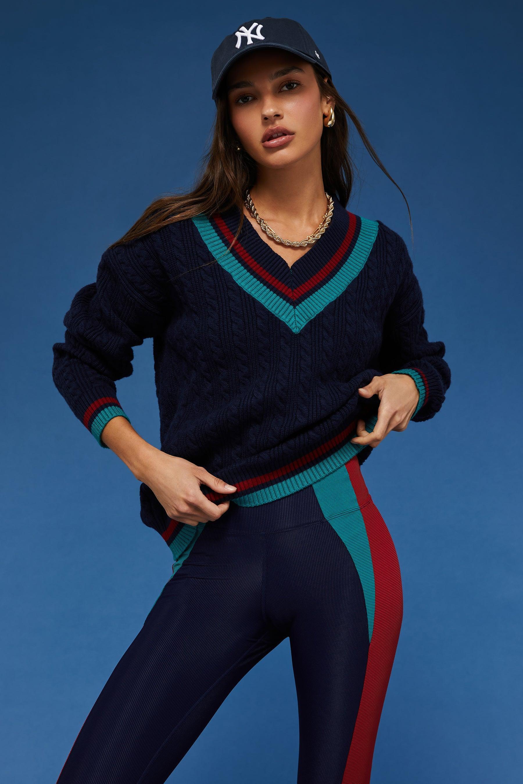 Montana Sweater Ultramarine Colorblock Product Image