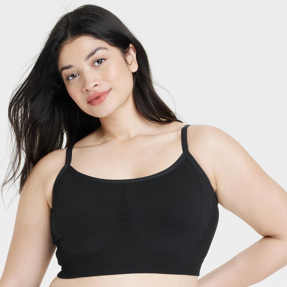 Womens Seamless Bralette - Colsie Black 1X Product Image