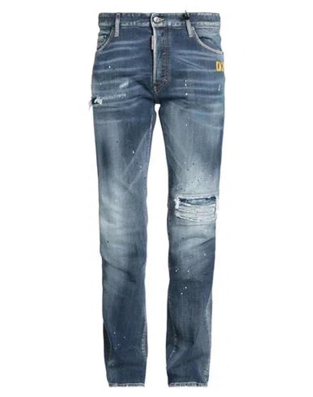 DSQUARED2 Man Jeans Blue Size 32 Cotton, Elastane Product Image