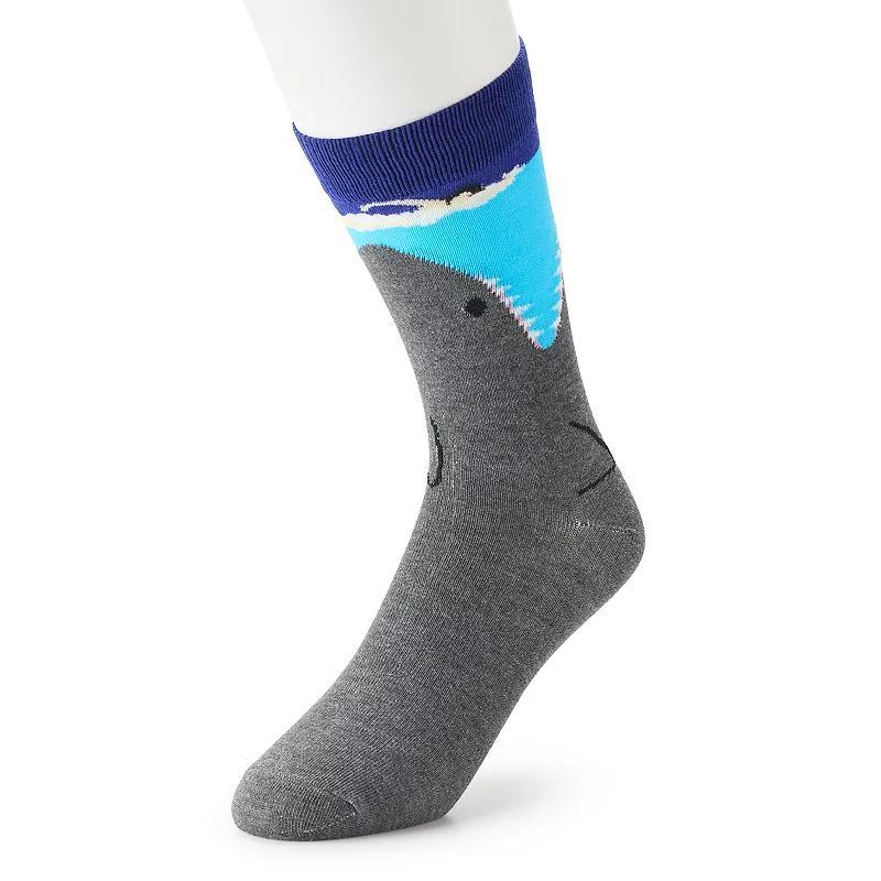 Mens Bioworld Retro Graphic Crew Socks Product Image