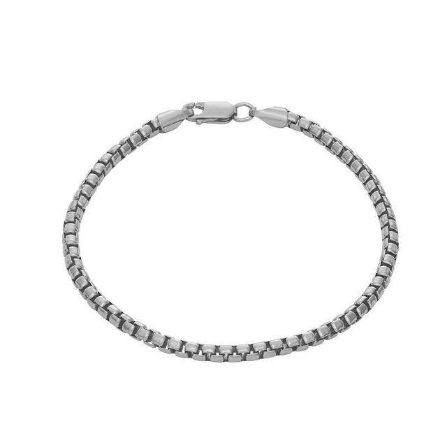 Giorgio di Vicenza Sterling Silver Mens Italian Box Chain Bracelet Product Image