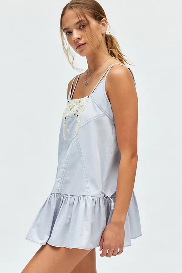 BDG Allison Utility Drop Waist Mini Dress Womens at Urban Outfitters Product Image