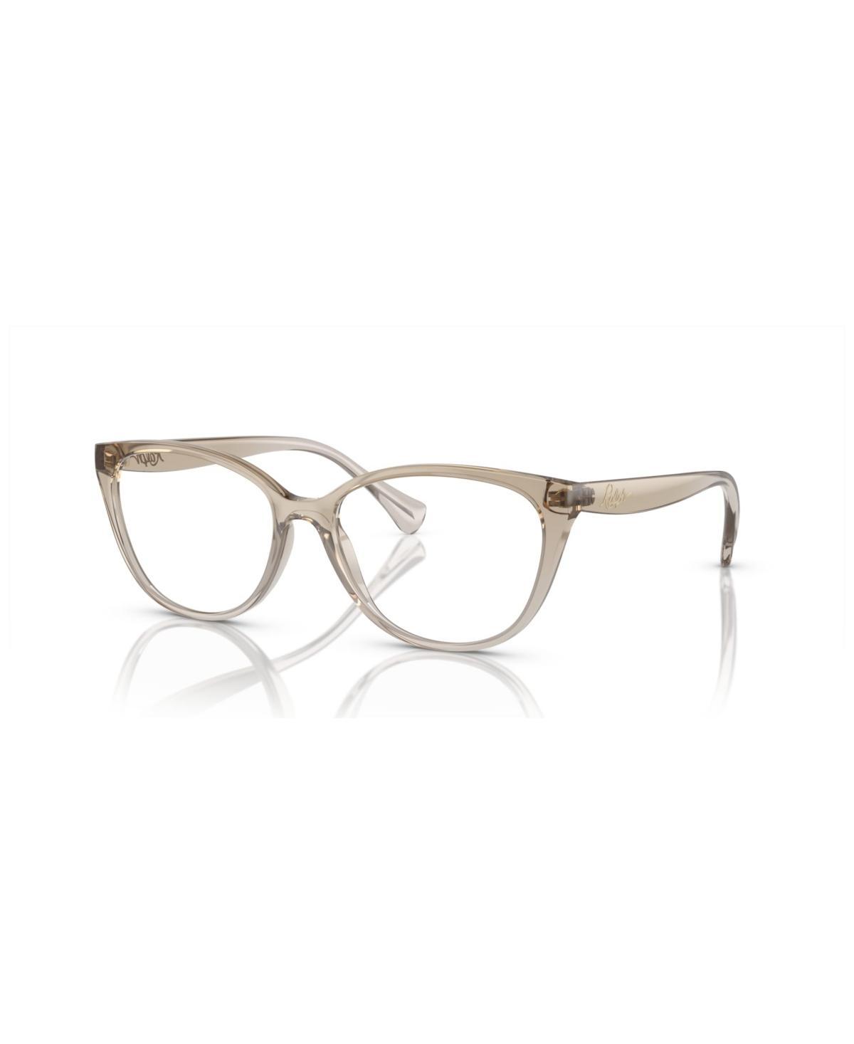 Ralph by Ralph Lauren Womens Eyeglasses, RA7135 - Shiny Trasparent Brown Product Image