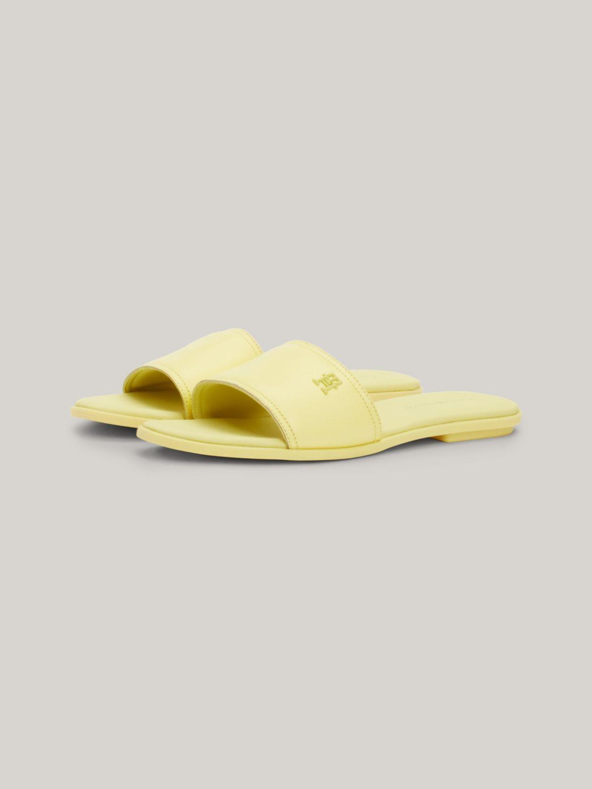 Tommy Hilfiger Women's TH Logo Leather Slide Product Image