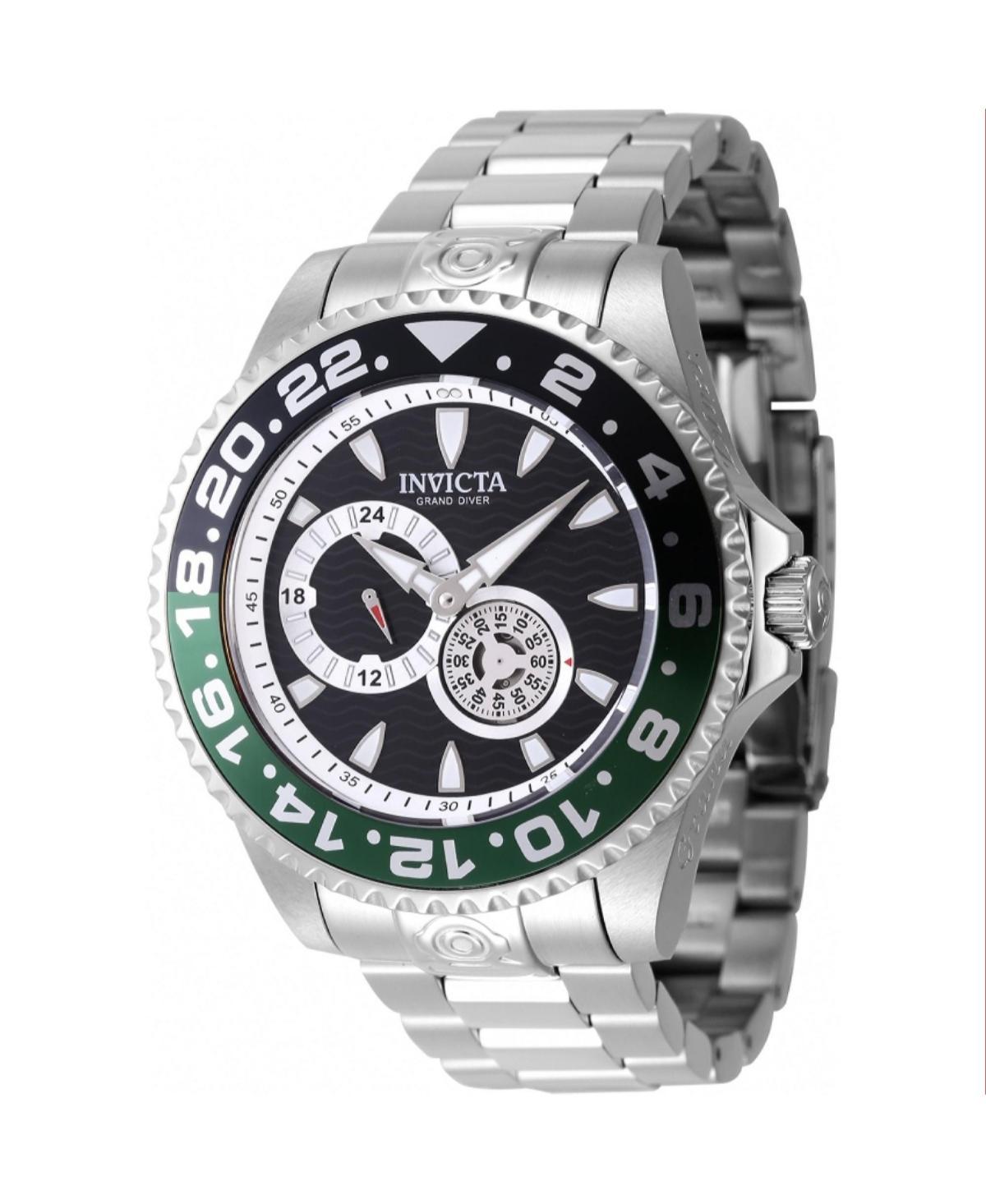 Invicta Mens 47301 Pro Diver Automatic Multifunction Black Dial Watch - Black Product Image