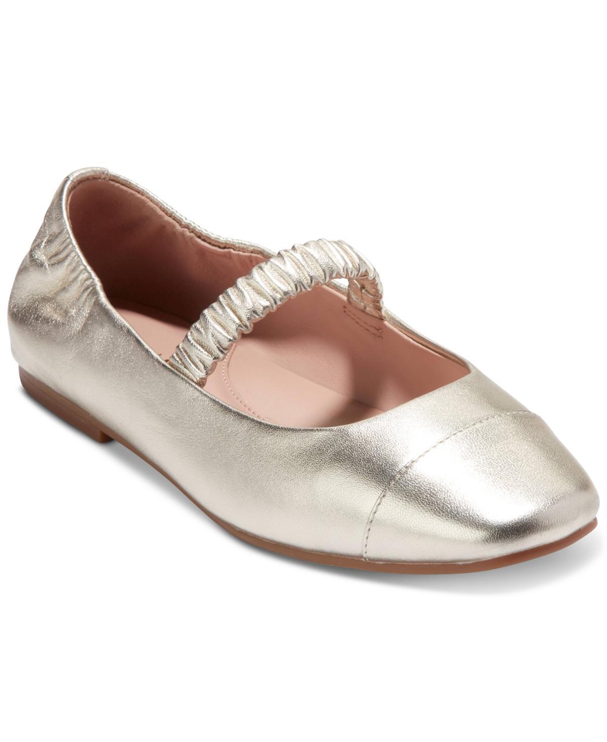 Cole Haan Womens Yvette Slip-On Ballet Flats - Porcelain Leather Product Image