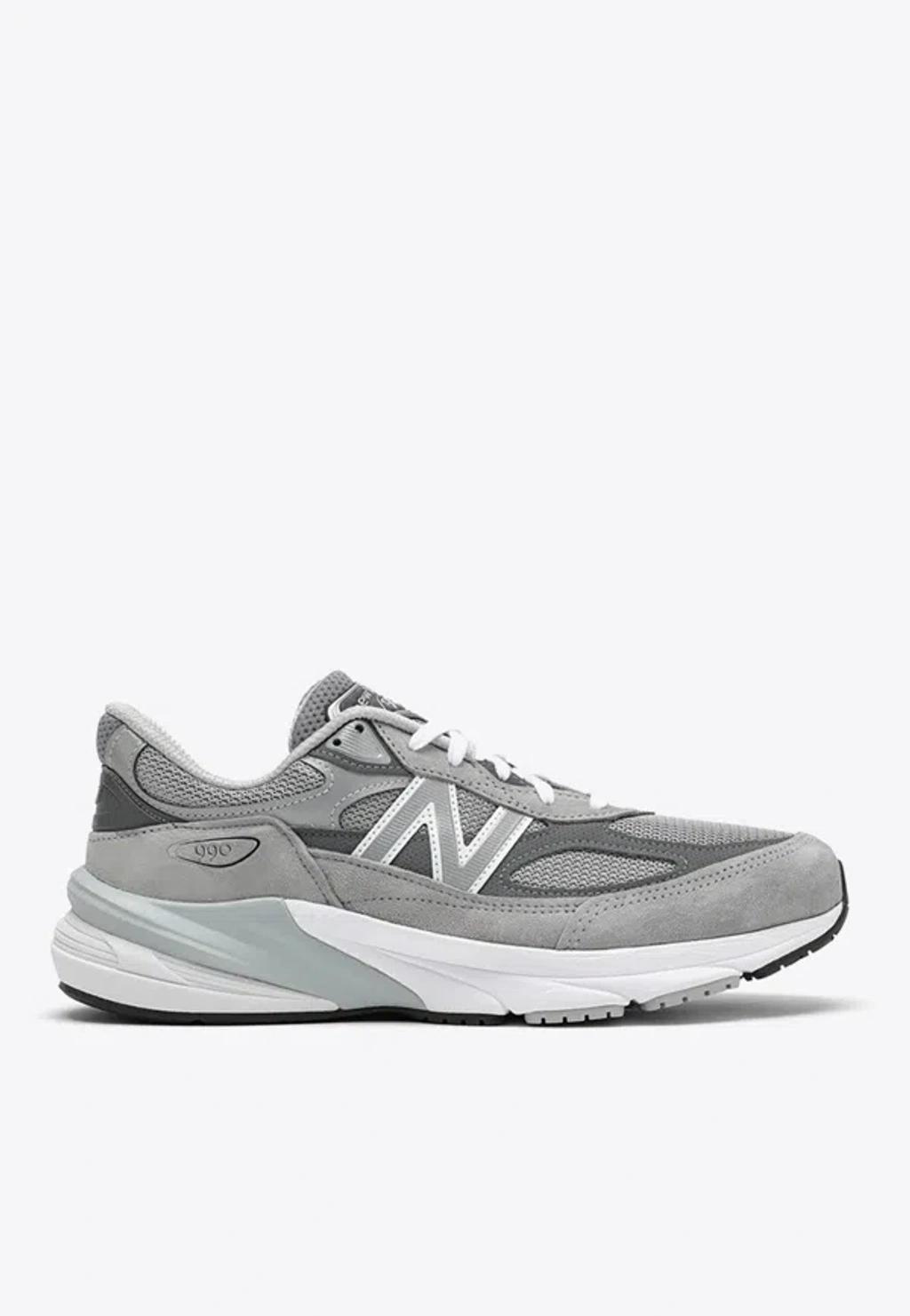 NEW BALANCE 990v6 Low-top Sneakers In Cool Grey Product Image