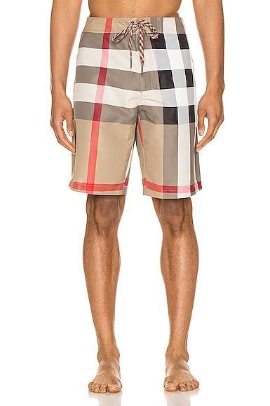 burberry Breton Check Swim Trunks Product Image