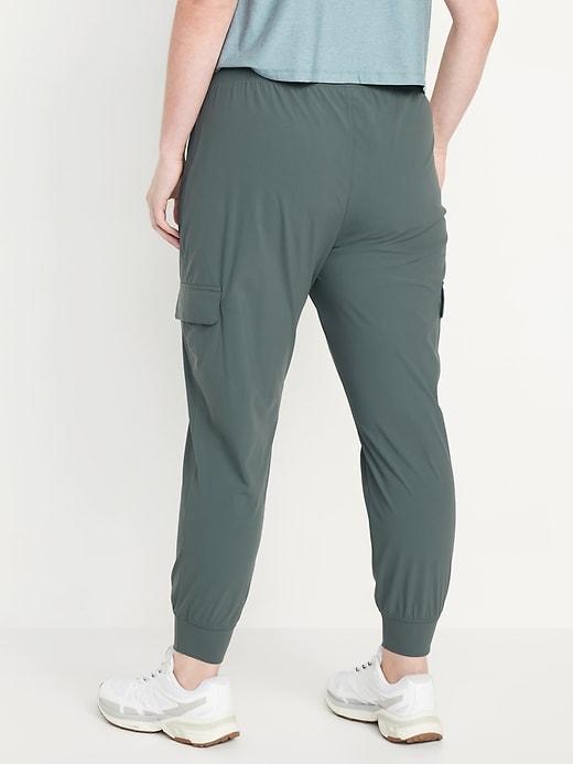 High-Waisted SleekTech Cargo Joggers Product Image