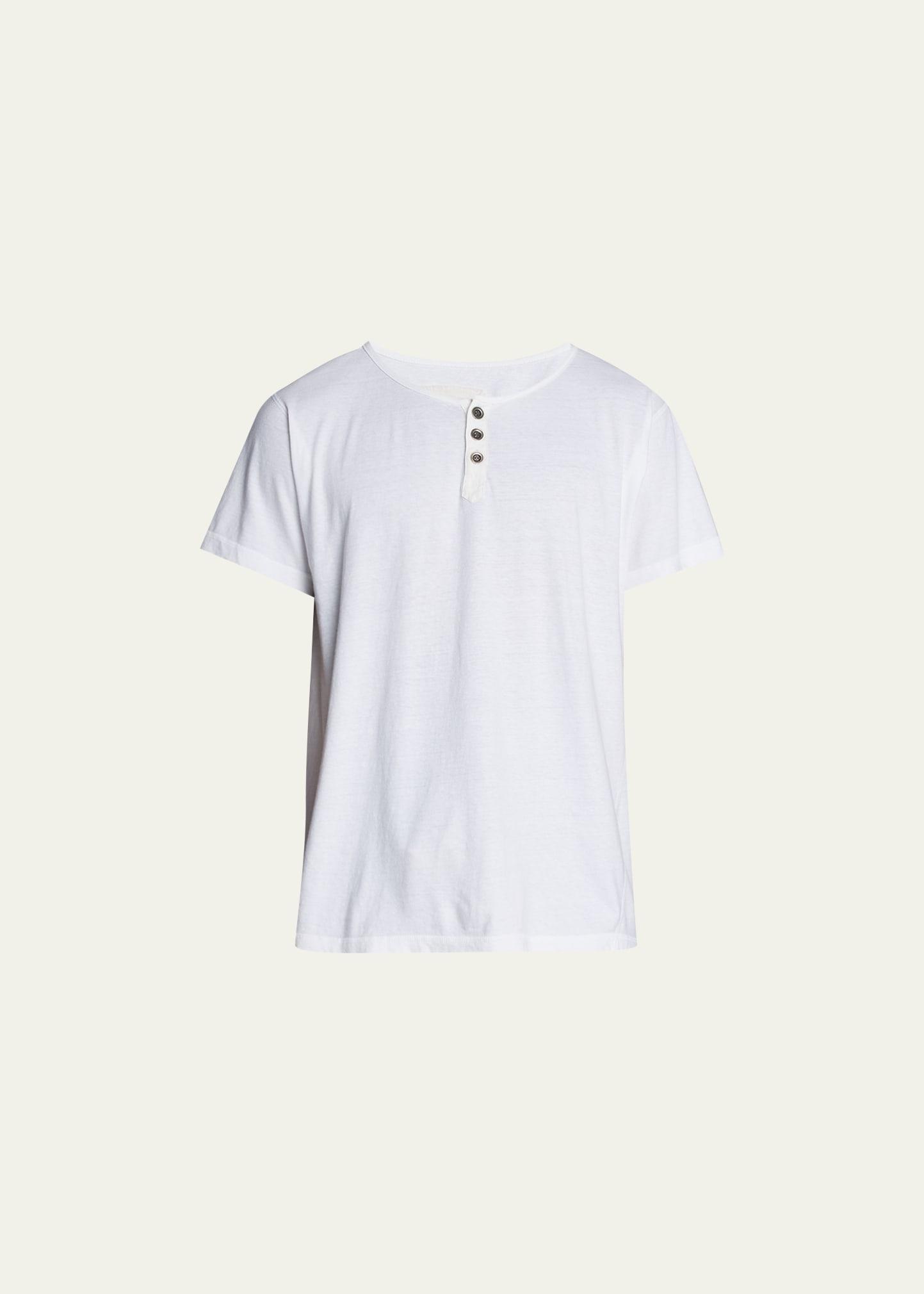 Mens Henley Jersey Shirt Product Image