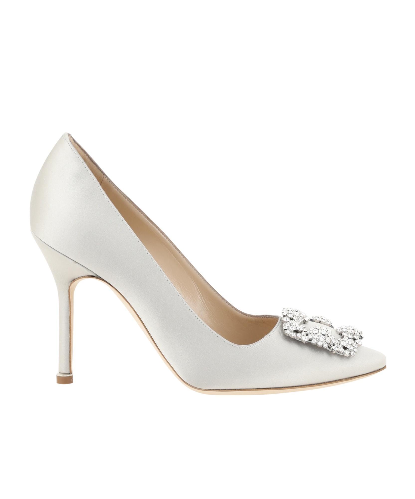 MANOLO BLAHNIK Hangisi Pumps In Mgry Product Image