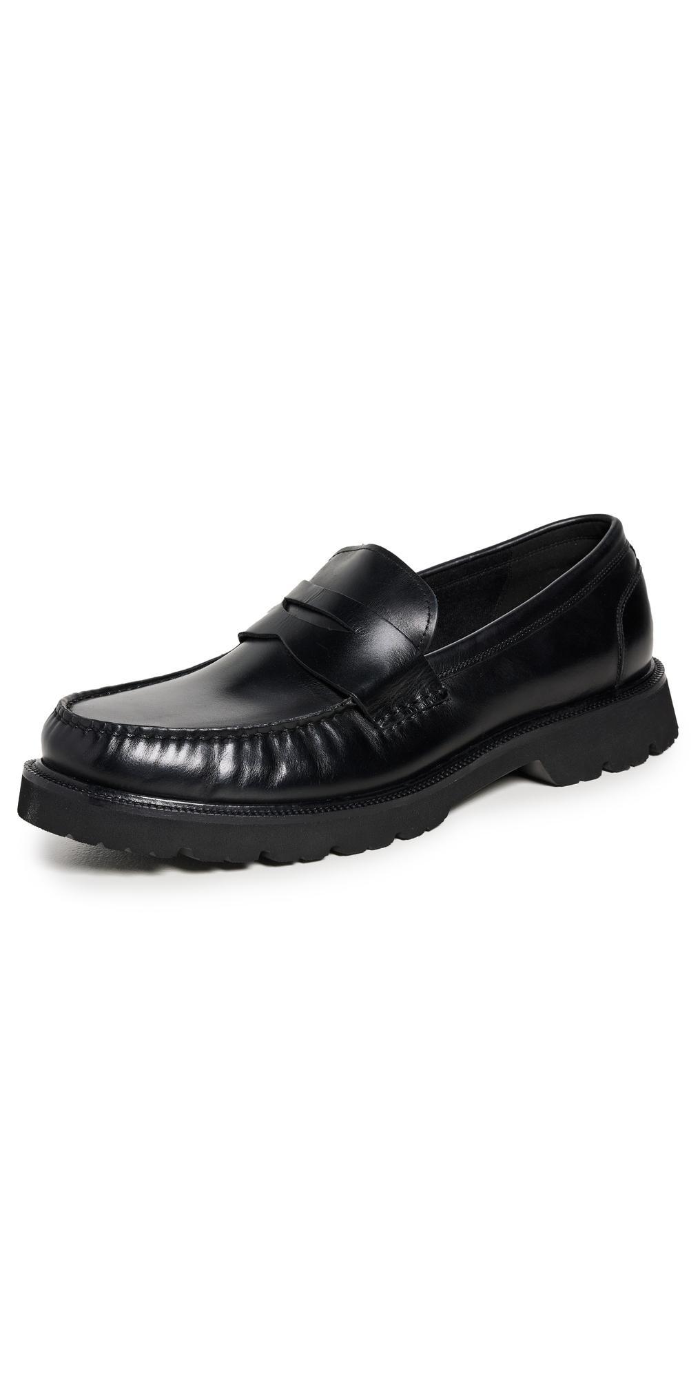 COLE HAAN Men's American Classics Penny Loafers Men's Shoes In Black Product Image