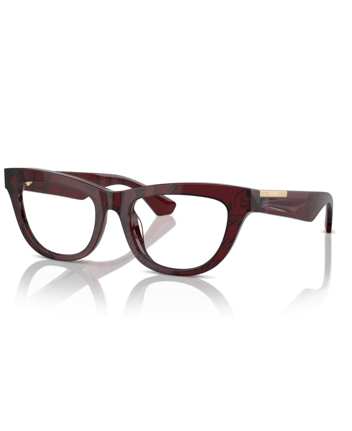 Burberry Womens Eyeglasses, BE2406U - Check Red Product Image