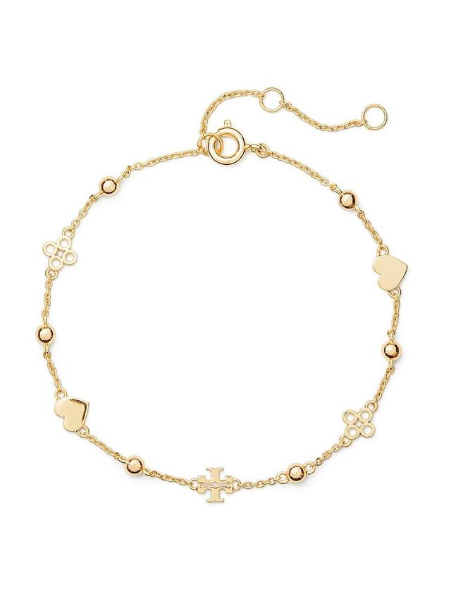 Womens Kira 18K-Gold-Plated Bracelet Product Image