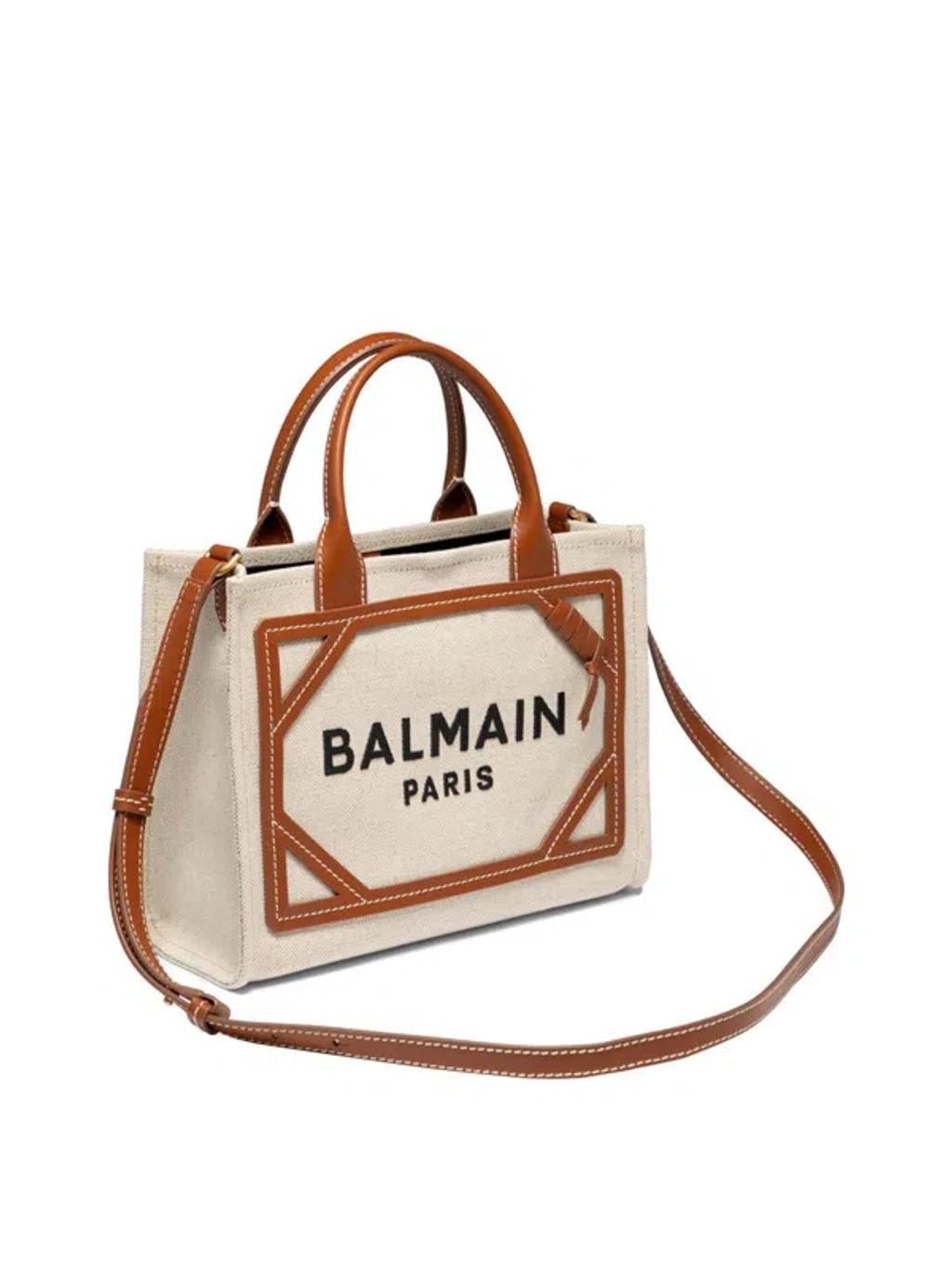 B-army Shopping Bag In Beige Product Image