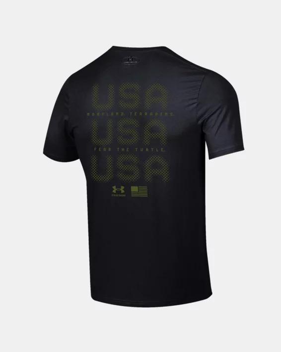 Men's UA Performance Cotton Collegiate T-Shirt Product Image