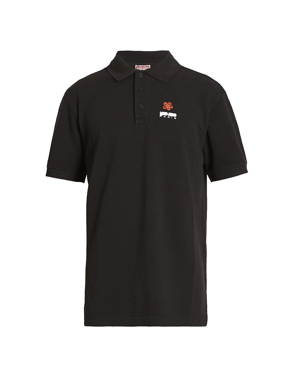 Mens Logo-Embroidered Polo Product Image