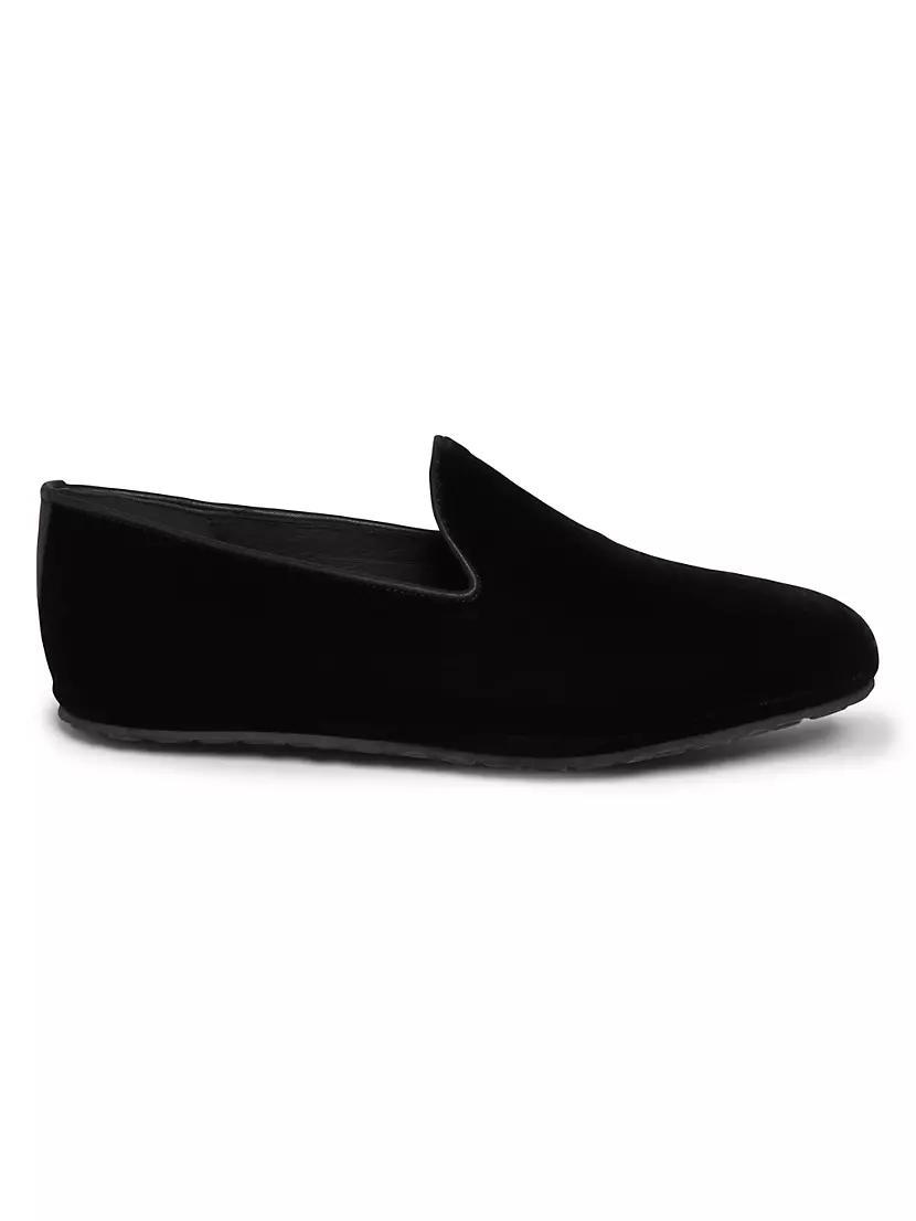 Serene Velvet Loafers Product Image