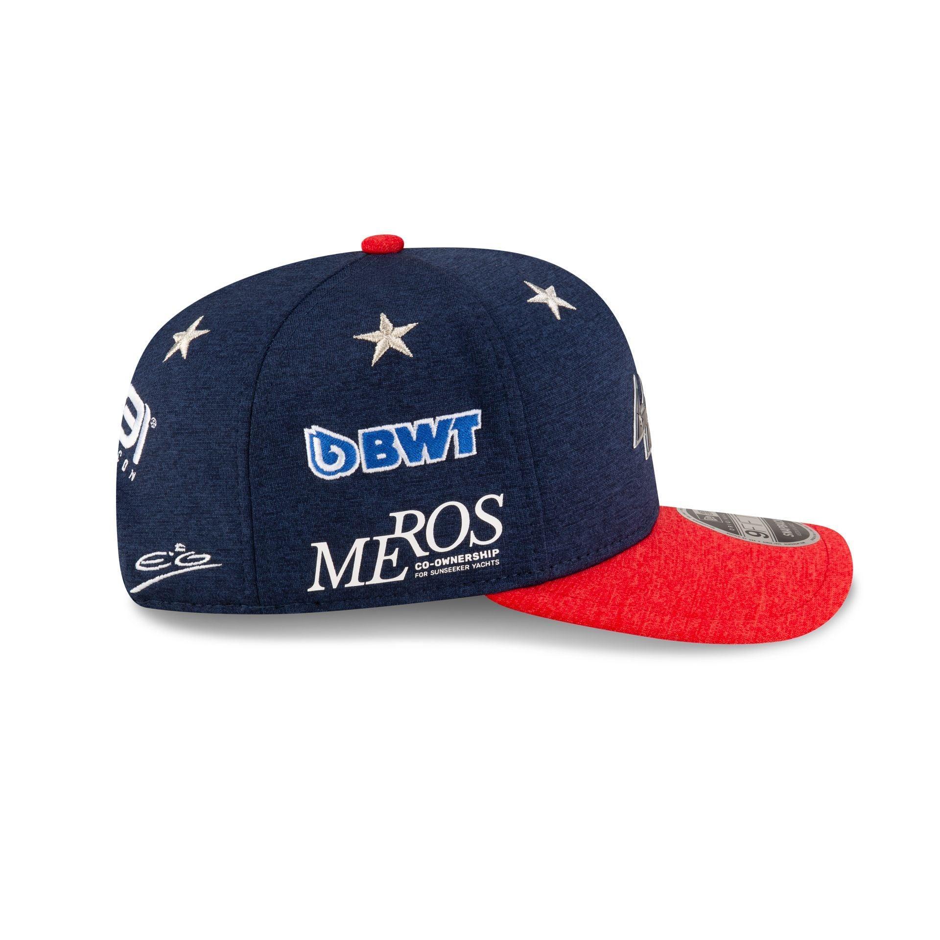 BWT Alpine F1 Team 2024 Vegas Race Special Ocon 9FIFTY Pre-Curve Snapback Hat Male Product Image