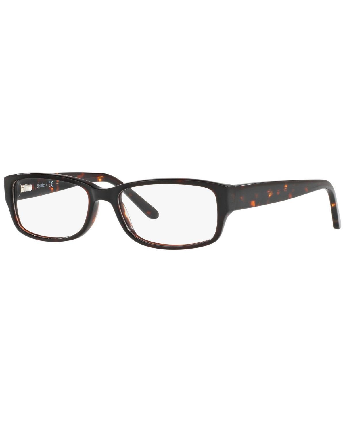 Sferoflex SF1561 Womens Rectangle Eyeglasses - Havana Product Image