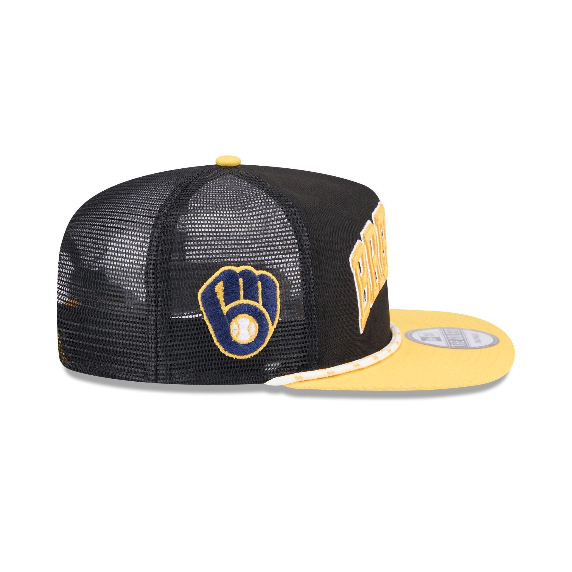 Milwaukee Brewers Throwback Golfer Hat Male Product Image