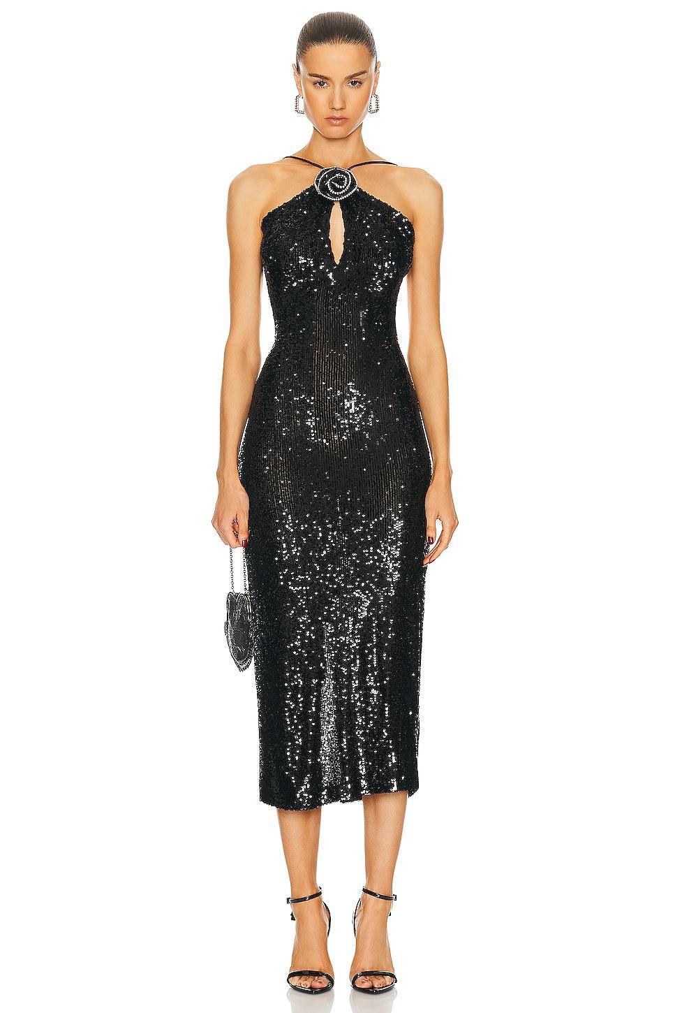 The New Arrivals by Ilkyaz Ozel Flore Dress Black. (also in ). product image