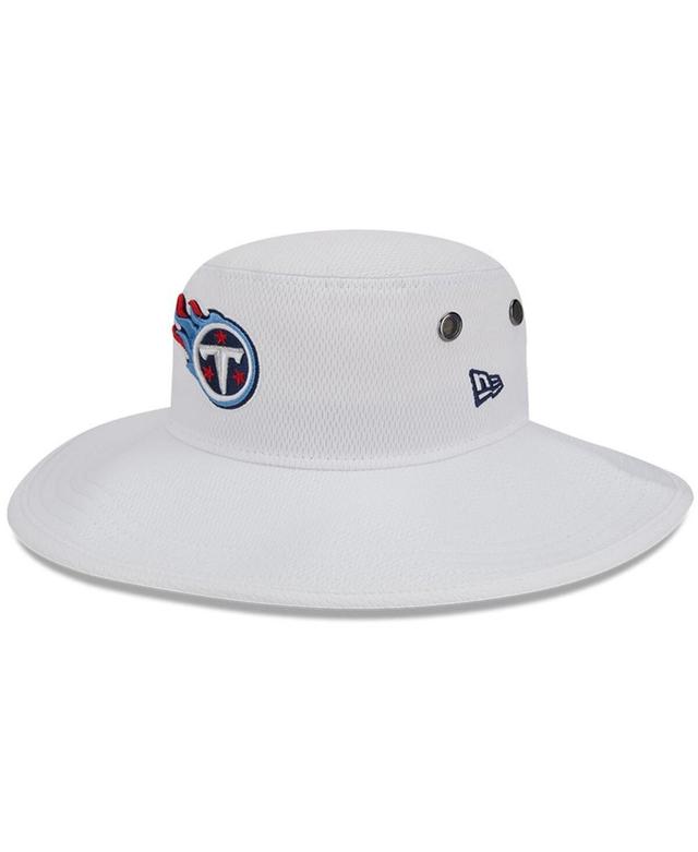 Mens New Era White Tennessee Titans 2023 Nfl Training Camp Panama Bucket Hat Product Image