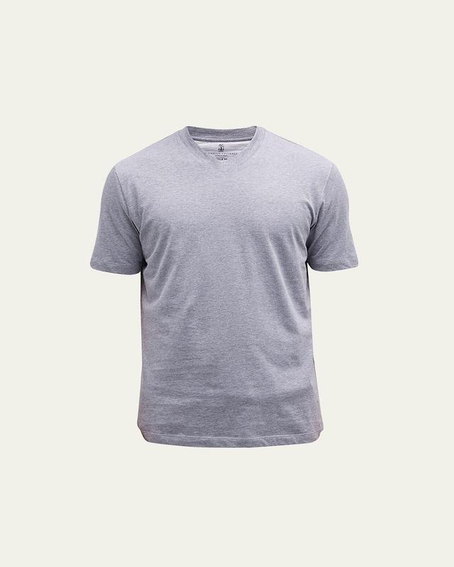 Mens Basic-Fit V-Neck T-Shirt Product Image