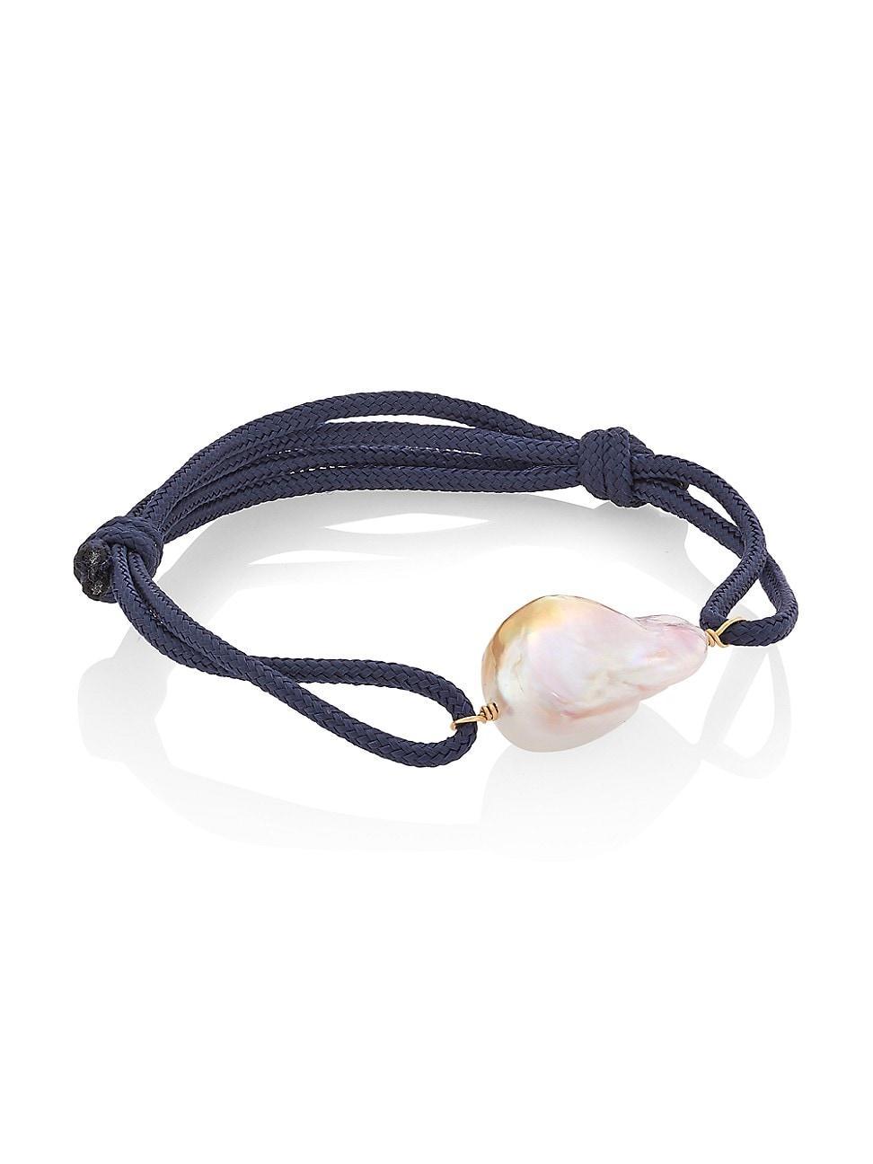 Womens Gems Luca Baroque Pearl & Cord Bracelet Product Image