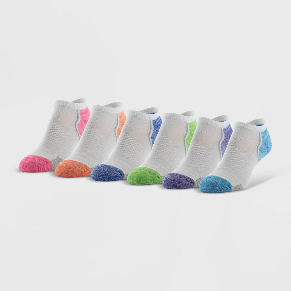 All Pro Womens Aqua FX 6pk No Show Socks 4-10 Product Image