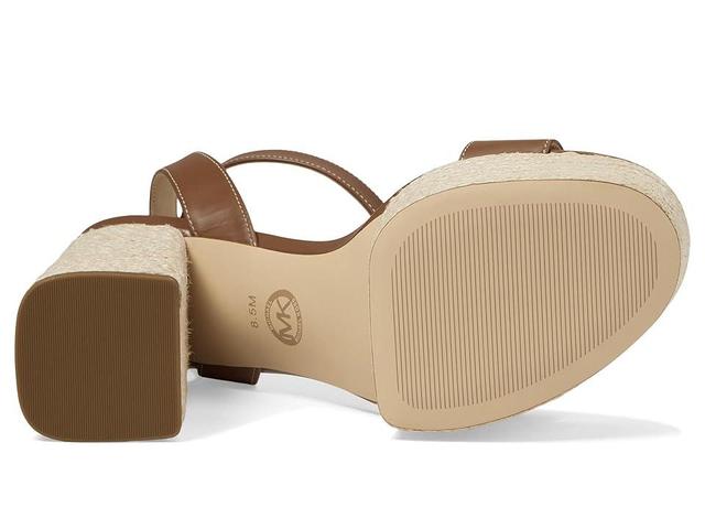 MICHAEL Michael Kors Ashton Platform (Luggage) Women's Sandals Product Image