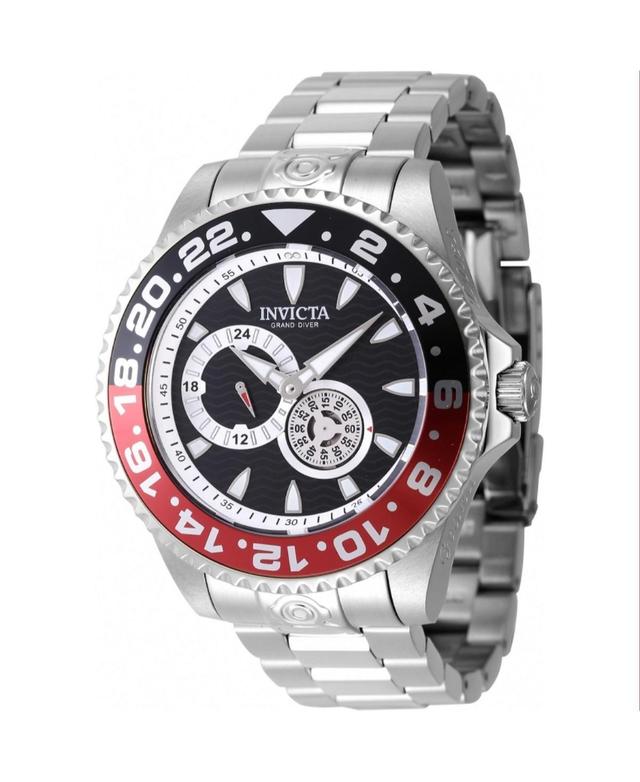 Invicta Mens 47302 Pro Diver Automatic Multifunction Black Dial Watch - Black Product Image