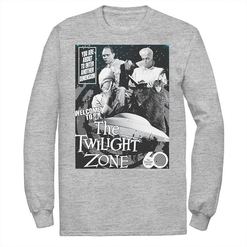 Mens CBS The Twilight Zone Comic 60th Tee Blue Product Image