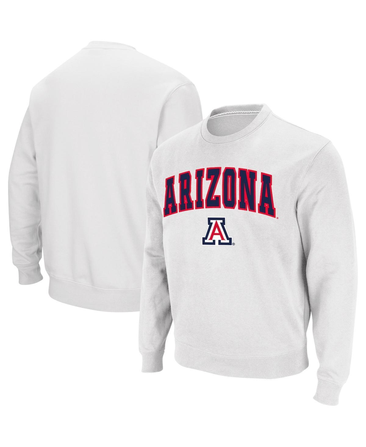 Mens Colosseum Arizona Wildcats Arch & Logo Crew Neck Sweatshirt Product Image