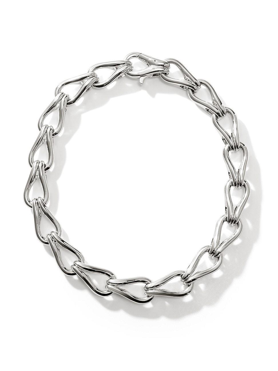 Surf Sterling Silver Chain Necklace Product Image