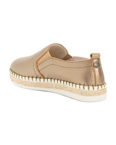 Leather Slip On Comfort Loafers for Women Product Image