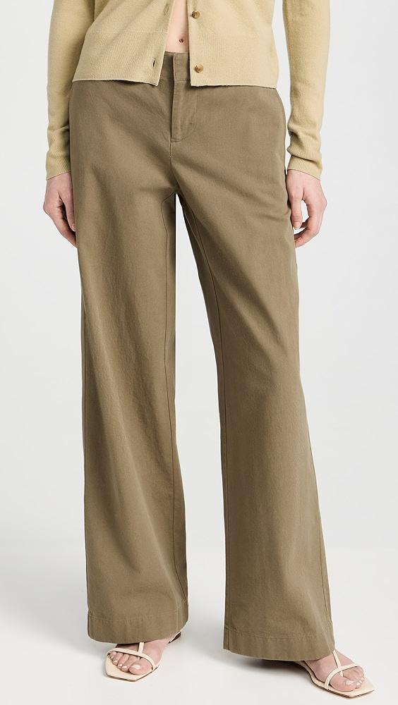 Vince Cotton Wide Leg Pants | Shopbop Product Image