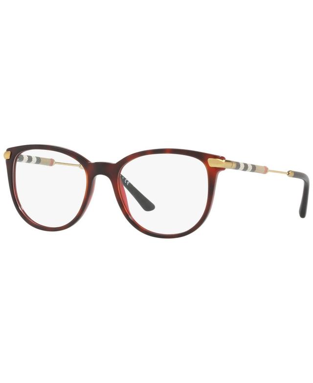 Burberry BE2255Q Womens Square Eyeglasses - Red Tort Product Image