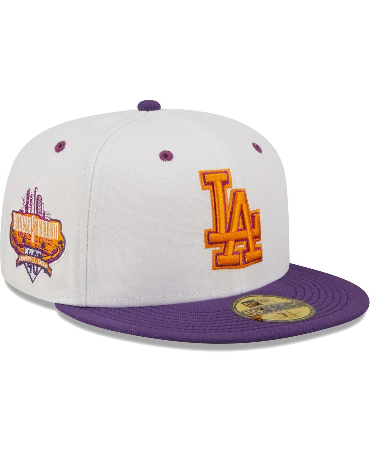 Mens New Era /Purple Los Angeles Dodgers 40th Anniversary at Dodger Stadium Grape Lolli 59FIFTY Fitted Hat Product Image