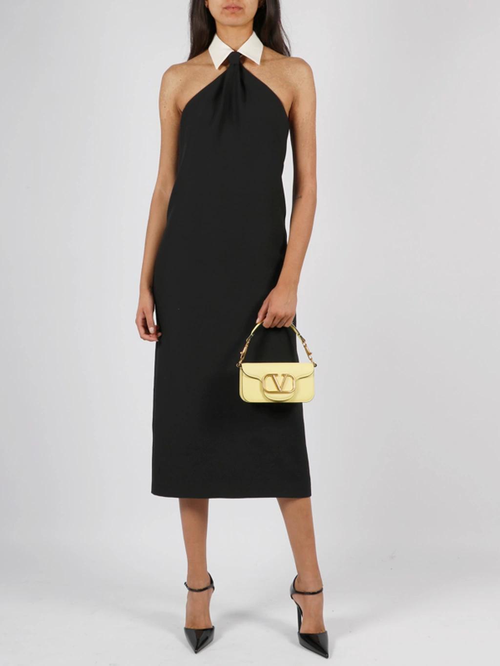 Sleeveless Midi Dress In Black Product Image