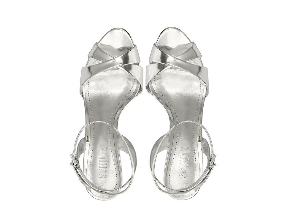 Schutz Hilda (Prata) Women's Sandals Product Image